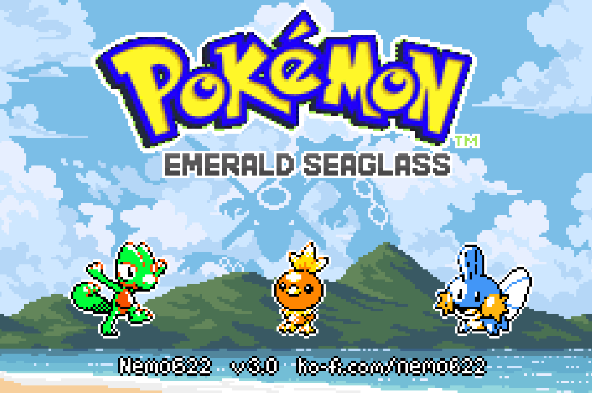 Pantalla de inicio del juego Seaglass